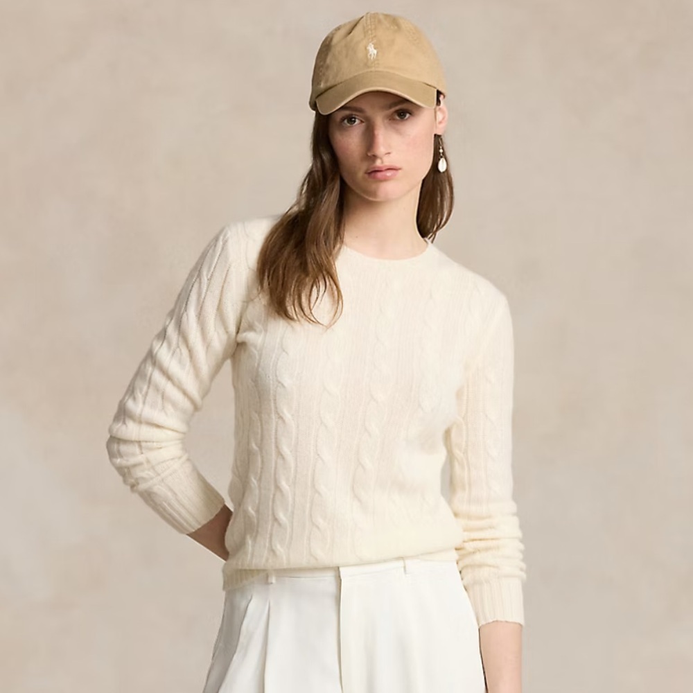 Polo Ralph Lauren Cashmere Cable-Knit Sweater